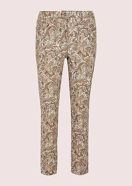 MADELEINE Chinos "Druckhose Jerseyhose mit Paisley-Muster" günstig online kaufen