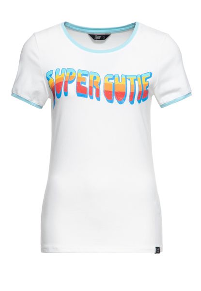 QueenKerosin Kurzarmshirt Super Cutie mit Retro günstig online kaufen