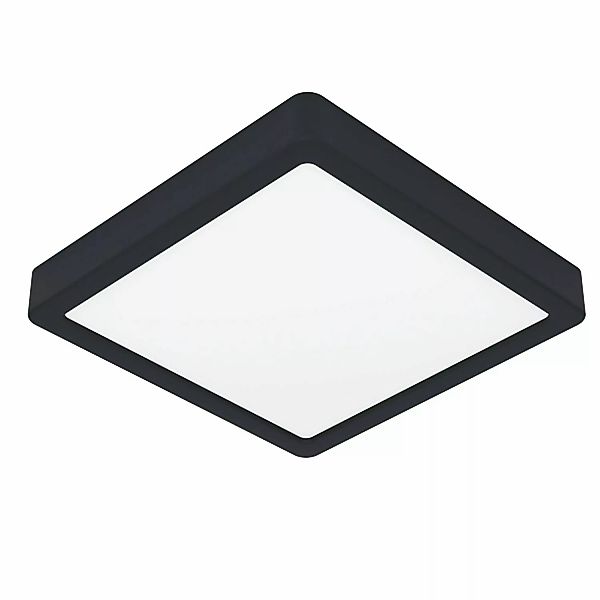 Eglo LED-Deckenleuchte Fueva 5 Schwarz 3.000K 21 cm x 21 cm günstig online kaufen