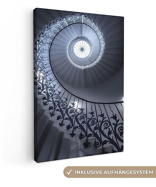 OneMillionCanvasses® Leinwandbild Architektur - Treppe - günstig online kaufen