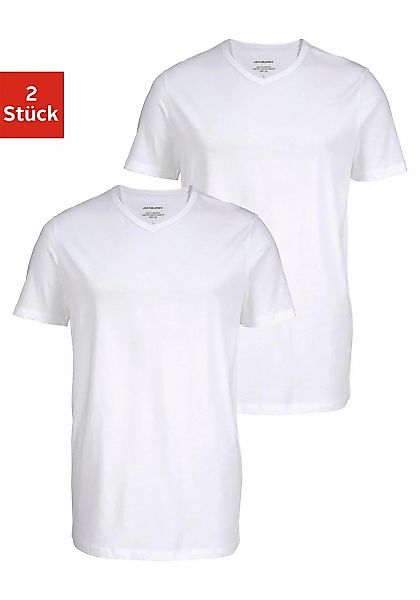 Jack & Jones T-Shirt "V-Neck" 2er-Pack günstig online kaufen