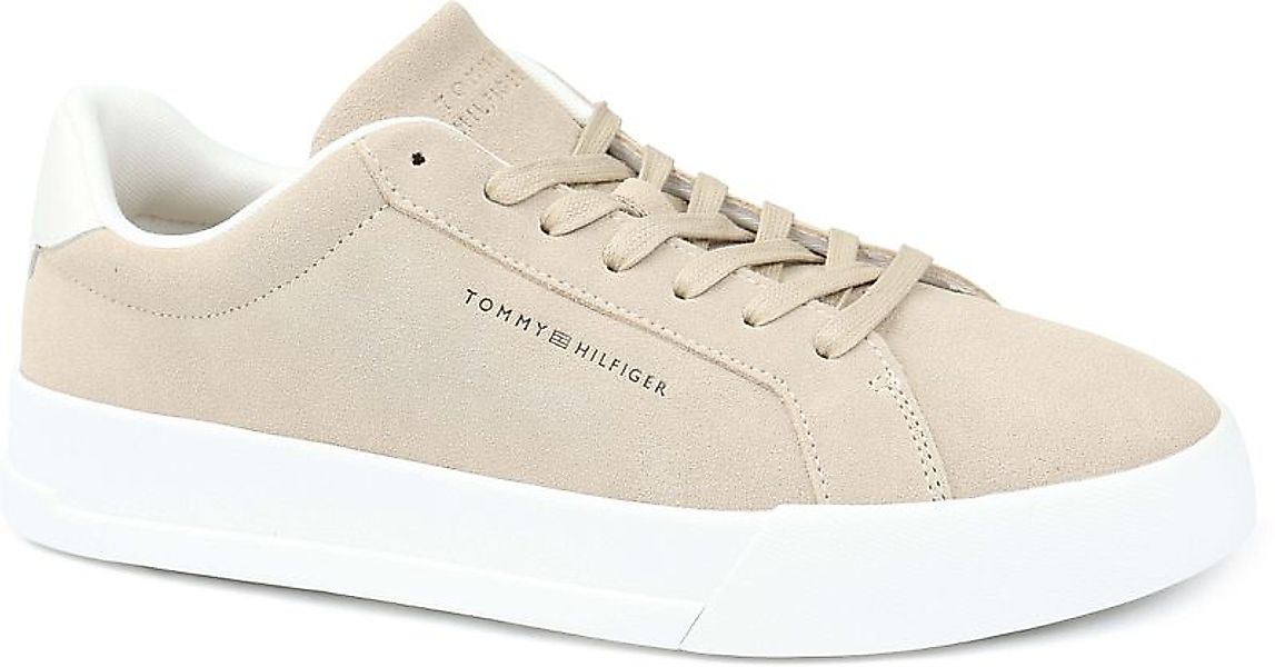 Tommy Hilfiger Sneaker Suede Court Beige - Größe 46 günstig online kaufen