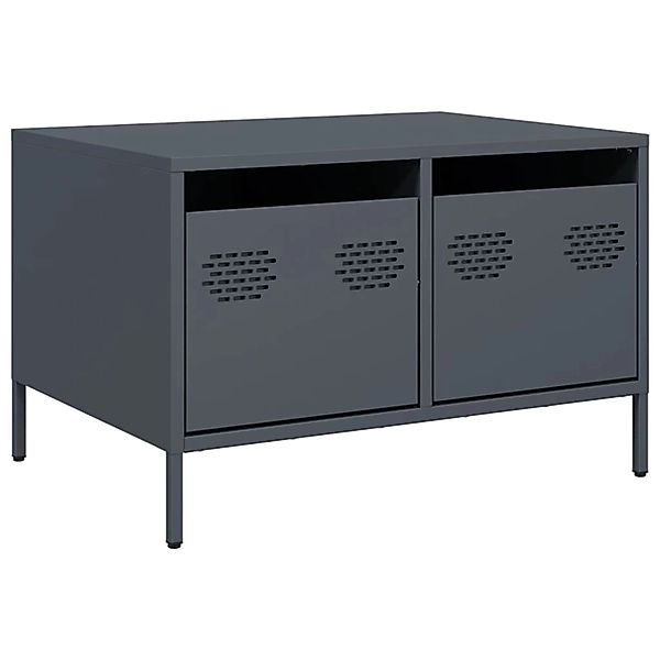 vidaXL TV-Schrank Anthrazit 68x50x43,5 cm Kaltgewalzter Stahl 851240 günstig online kaufen