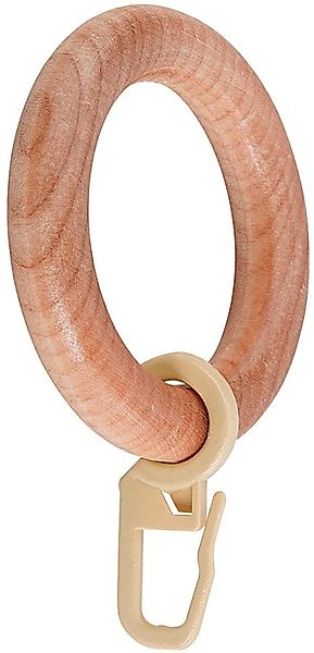 GARESA Gardinenring "Holzring mit Haken" für Durchmesser bis 28mm, einfache günstig online kaufen