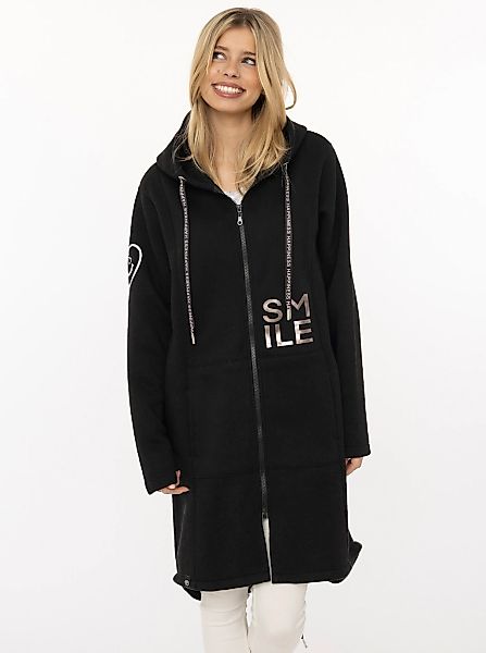 Zwillingsherz Kurzmantel ""Alissa Shiny"" Kapuze, Reißverschluss, glänzende günstig online kaufen