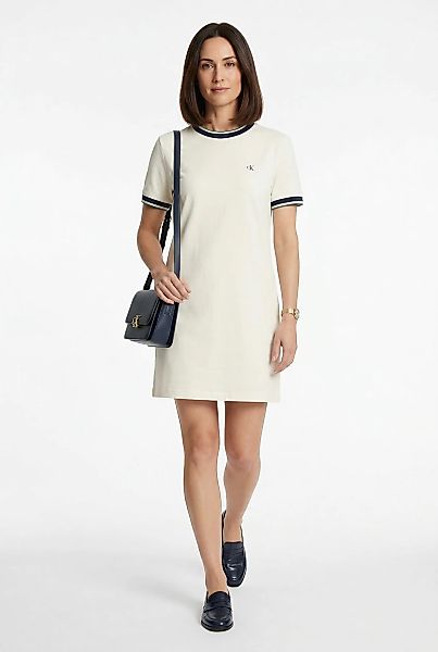 Calvin Klein Jeans Minikleid Ohne Tasche Regular fit mit Rundhalsausschnitt günstig online kaufen