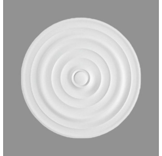 PROVISTON Wanddekoobjekt Stuckrosette, Polystyrol, Durchmesser 400 mm, Weiß günstig online kaufen