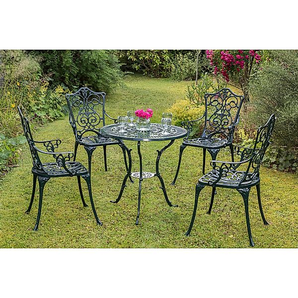 Gartenmöbel-Set Lugano 5-tlg. Grün günstig online kaufen