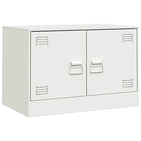 vidaXL TV-Schrank Weiß 67x39x44 cm Stahl 841641 günstig online kaufen