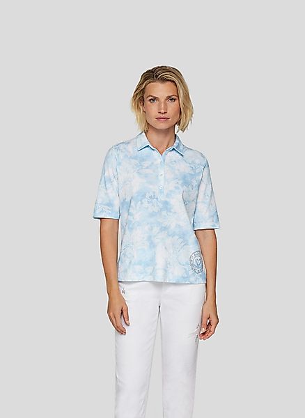 Rabe Poloshirt mit floralem Muster günstig online kaufen