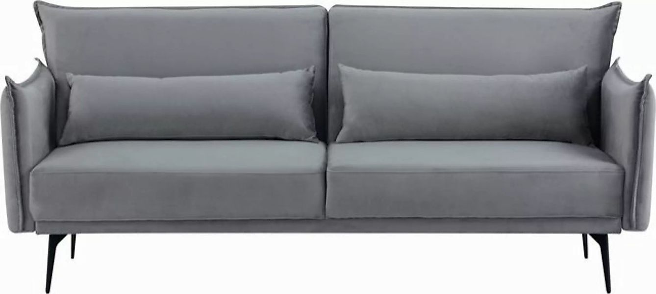 INOSIGN Schlafsofa "TULARE, 204 cm, klappbarer 3-Sitzer mit verstellbarer R günstig online kaufen