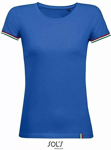 SOLS Rundhalsshirt Damen Shirt Women´s Short Sleeve T-Shirt Rainbow günstig online kaufen