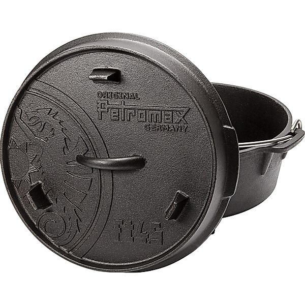 Petromax Feuertopf FT4.5 Dutch Oven mit Füßen Gusseisen 3,5 l günstig online kaufen