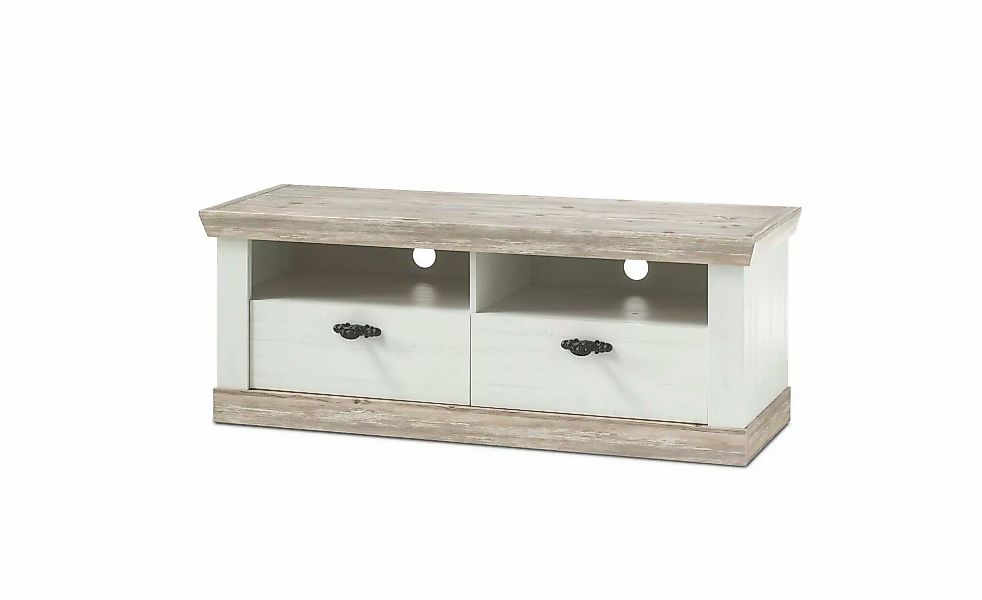 Lowboard  Roble ¦ weiß ¦ Maße (cm): B: 134 H: 44 Kommoden & Sideboards > Lo günstig online kaufen