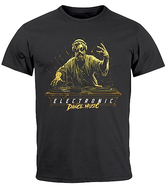 Neverless Print-Shirt Herren T-Shirt Eletronic Dance günstig online kaufen