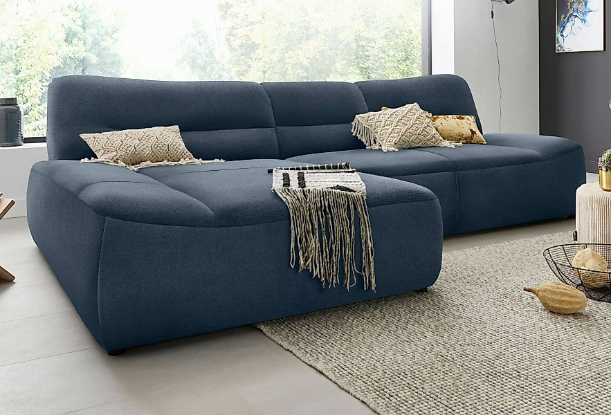 DOMO collection Ecksofa »Cesena moderne Polsterecke mit flachen Armlehnen, günstig online kaufen