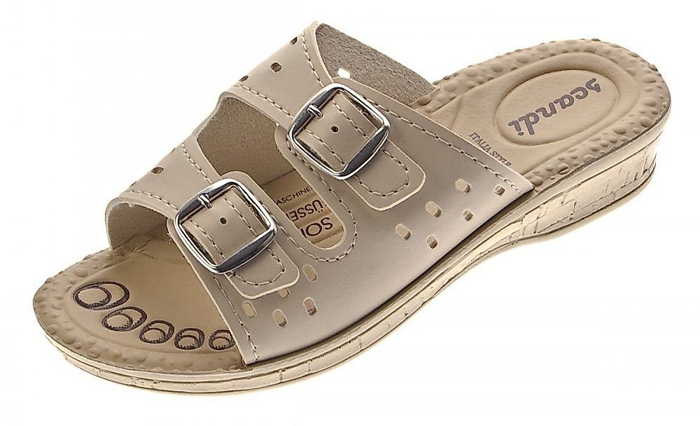 Scandi Damen Pantoletten Clogs Latschen Schuhe Sandalette Sandale Gel-Effek günstig online kaufen