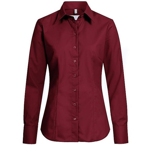 GREIFF Langarmbluse Greiff Corporate Bluse Damen BASIC Regular-Fit Bordeaux günstig online kaufen