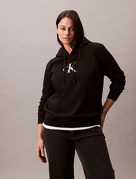 Calvin Klein Jeans Plus Kapuzensweatshirt PLUS günstig online kaufen