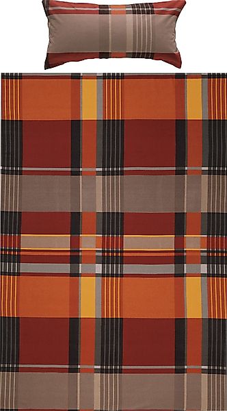 Erwin Müller Bettwäsche Bettwäsche, Mako-Satin, Karo günstig online kaufen