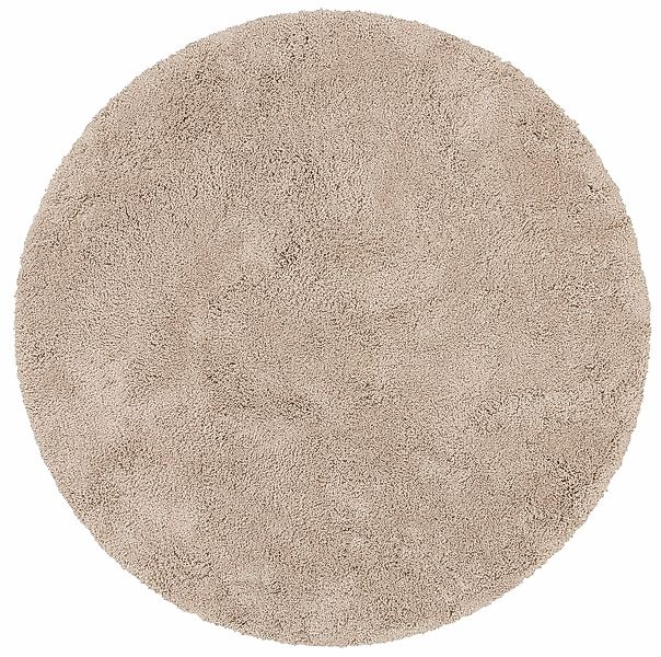 my home Teppich »Desner, Hochflor Teppiche«, rund, 35 mm Höhe, Mikrofaser, günstig online kaufen