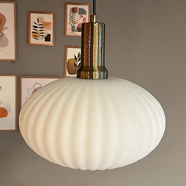 Bamyum Pendelleuchte Pendelleuchte Elegant Lanterne Glas, günstig online kaufen