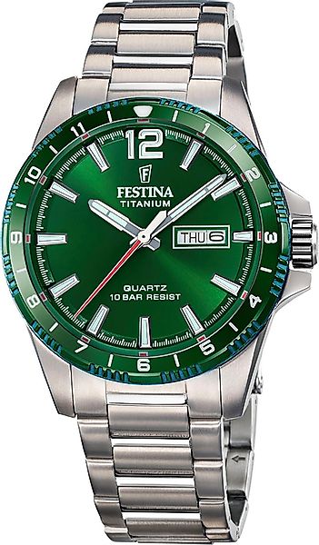 Festina Quarzuhr Calendario Titanium F20698/3, Armbanduhr, günstig online kaufen