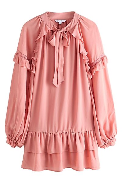 Next Minikleid Langarm-Minikleid mit Rüschen und günstig online kaufen
