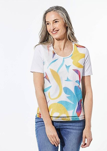 GOLDNER T-Shirt Shirt mit Rundhalsausschnitt günstig online kaufen
