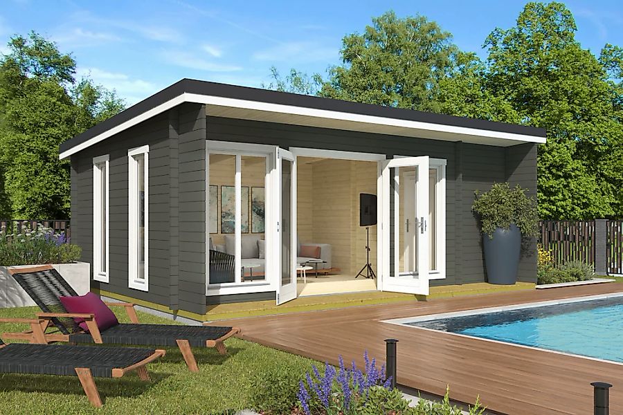 Nordic Holz Gartenhaus "JAPAN" günstig online kaufen