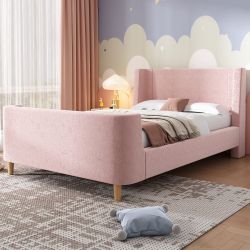 Flieks Polsterbett, Kinderbett Einzelbett 90x200cm mit günstig online kaufen