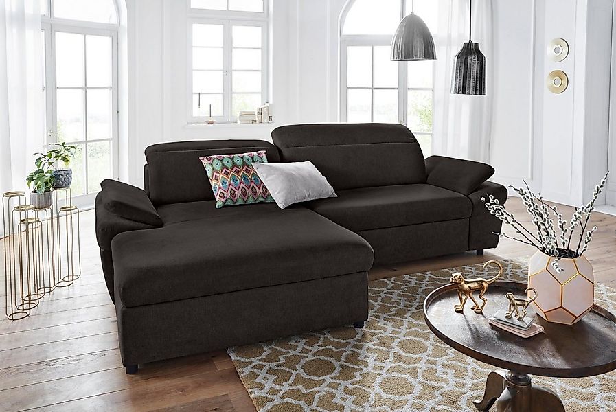 exxpo - sofa fashion Ecksofa "Spring, super bequem, mit Armteil- und Kopfte günstig online kaufen