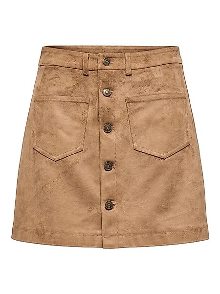 ONLY Lederimitatrock ONLGISELLE FAUX SUEDE SKIRT günstig online kaufen