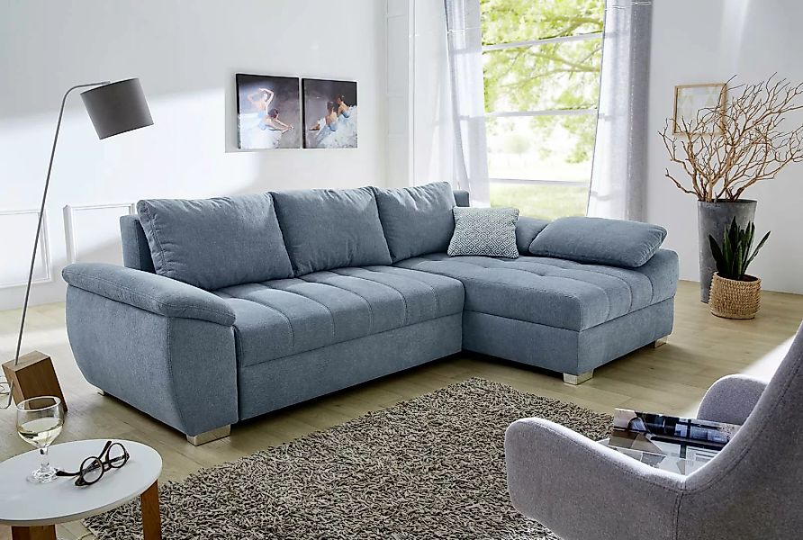 Jockenhöfer Gruppe Ecksofa »Alster L-Form«, mit Bettfunktion und Bettkasten günstig online kaufen