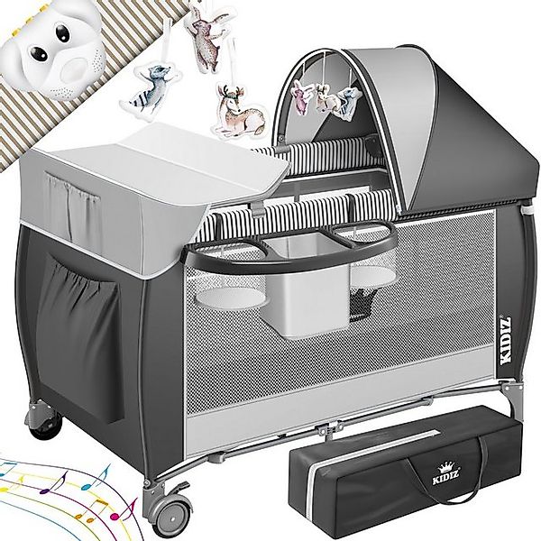 KIDIZ Baby-Reisebett, Babybett in Reisebett Kombi Set Baby Bett mit Wickela günstig online kaufen