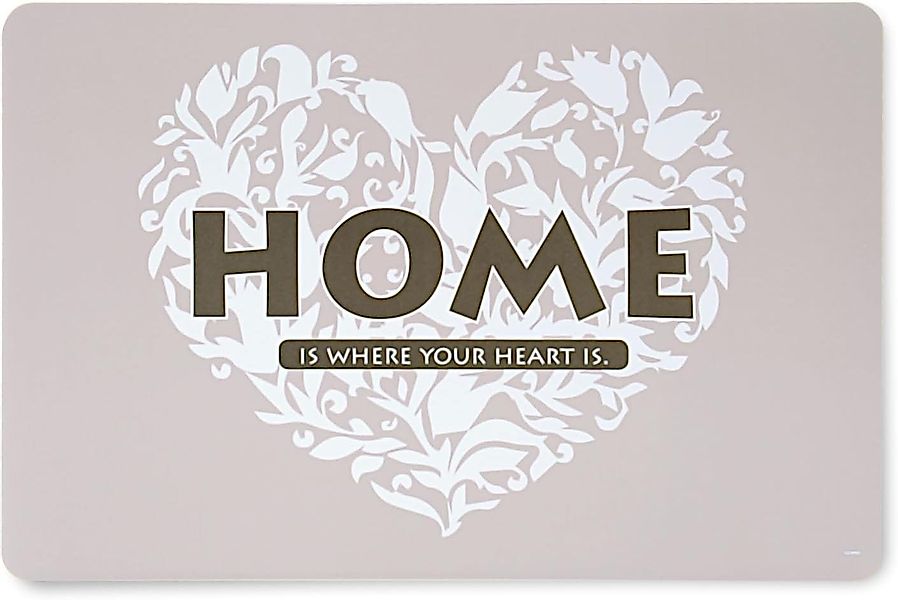 KESPER® Platzset Platzset HOME aus Polypropylen/Untersetzer, günstig online kaufen