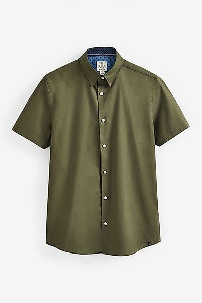 Next Kurzarmhemd Oxford-Kurzarmhemd mit Stretch (1-tlg) günstig online kaufen