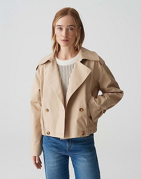 OPUS Trenchcoat Kurze Trenchjacke HEDIE Regular aus Lyocell Mix günstig online kaufen