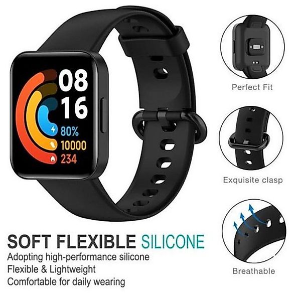 SmartUP Smartwatch-Armband Silikon Armband für Xiaomi günstig online kaufen