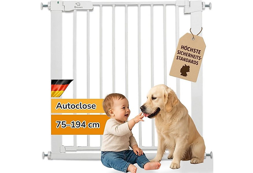 Bronea Treppenschutzgitter LUCA-M Treppengitter ohne Bohren Treppenschutzgi günstig online kaufen