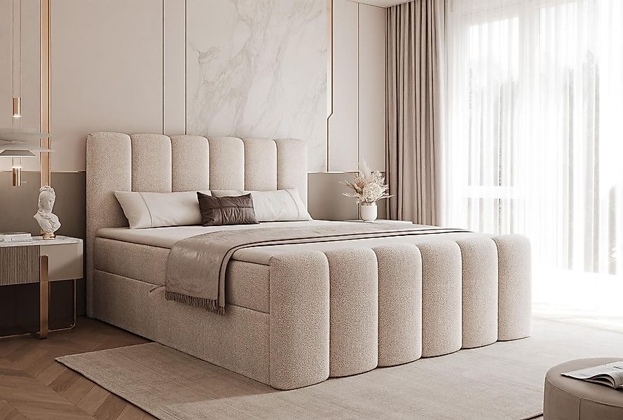 Compleo Boxspringbett BUBBLE, Wolkenbett, Bequem, Bonell, günstig online kaufen
