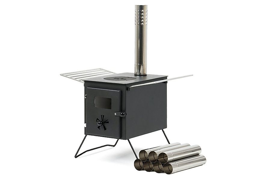 CampFeuer Feuerstelle Zeltofen, 54 x 40 x 259,5 cm, Zeltheizung Camping, Ze günstig online kaufen