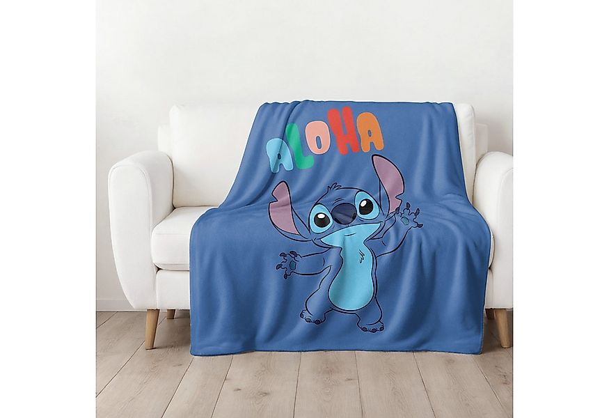 Wohndecke Stitch Aloha, 160x200 cm, kuschelweich, Disney, MTOnlinehandel, L günstig online kaufen