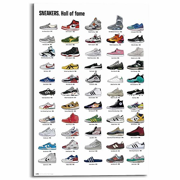 Reinders Deco-Panel "Sneaker-Kollektion", Hobbyraum - Mehrfarbig - MDF - Fa günstig online kaufen