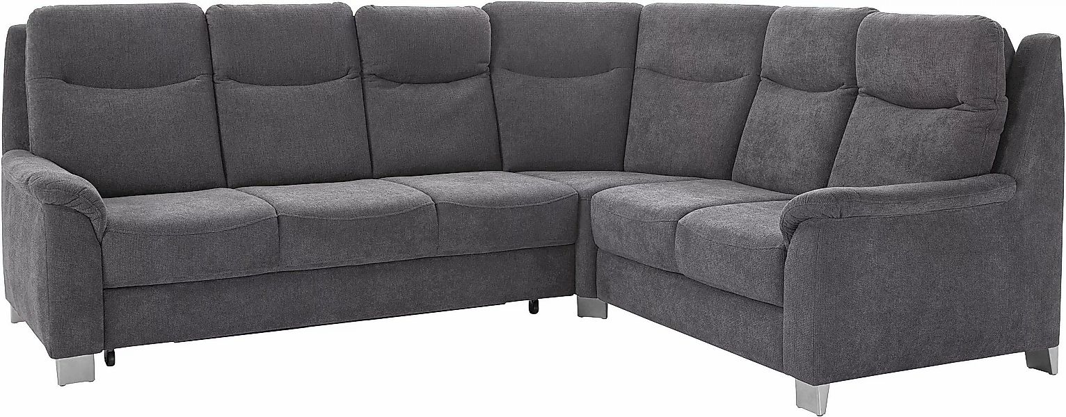 sit&more Ecksofa »Boccaccio L-Form«, mit Federkern und Kopfteilverstellung, günstig online kaufen