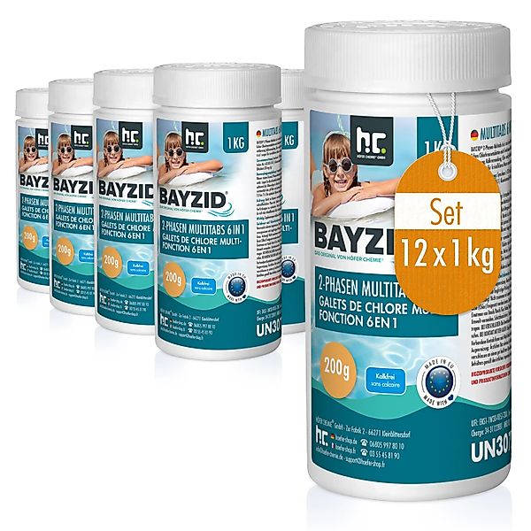 Bayzid 6in1 2-Phasen-Multitabs 200g  12 x 1kg günstig online kaufen