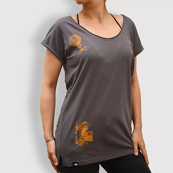 Damen T-shirt "Verreisen", Anthracite günstig online kaufen