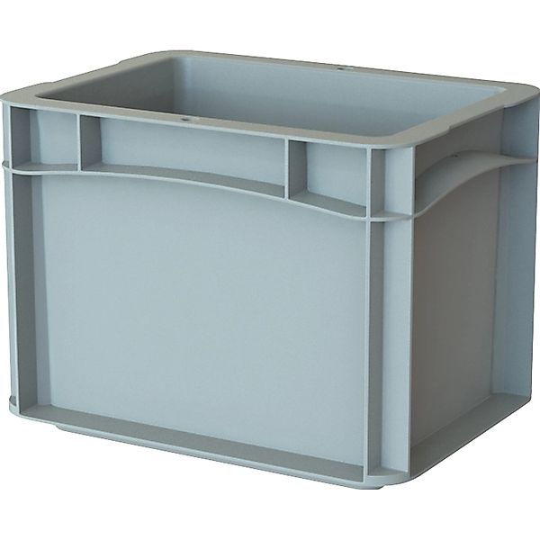 Eurobox-System Box Vollwand 30 x 20 x 22 cm Grau günstig online kaufen
