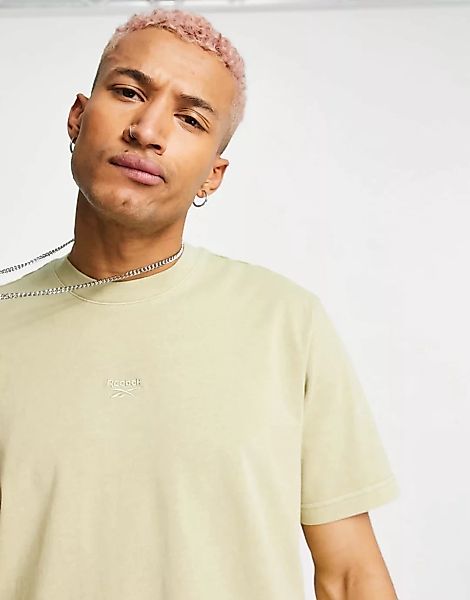 Reebok Classics – Natürlich gefärbtes T-Shirt in Grün günstig online kaufen