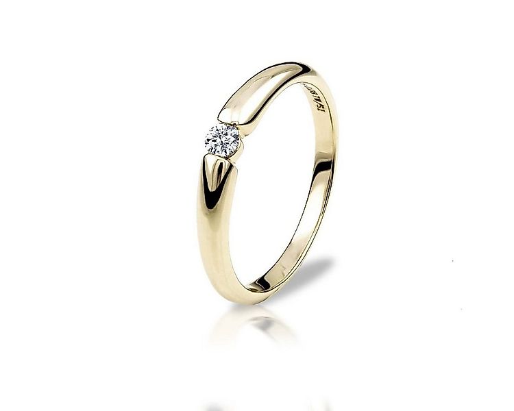 Adam & Eve Verlobungsring Verlobungsring Diamant (0.08 ct) 375 Gelbgold günstig online kaufen